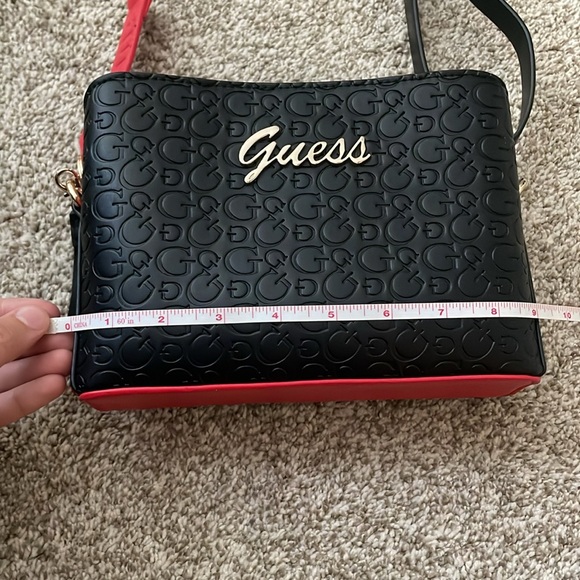 Guess Crossbody Bag | Two Colour Way - Red/Black - Picture 13 of 17